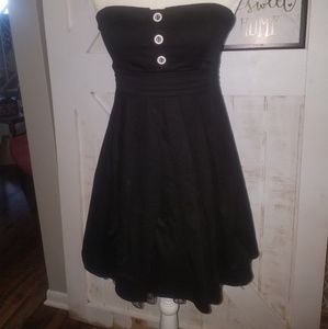 Strapless black dress. New without tags.